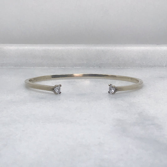 CUSTOM - Open Cuff with Gemstone of Your Choice