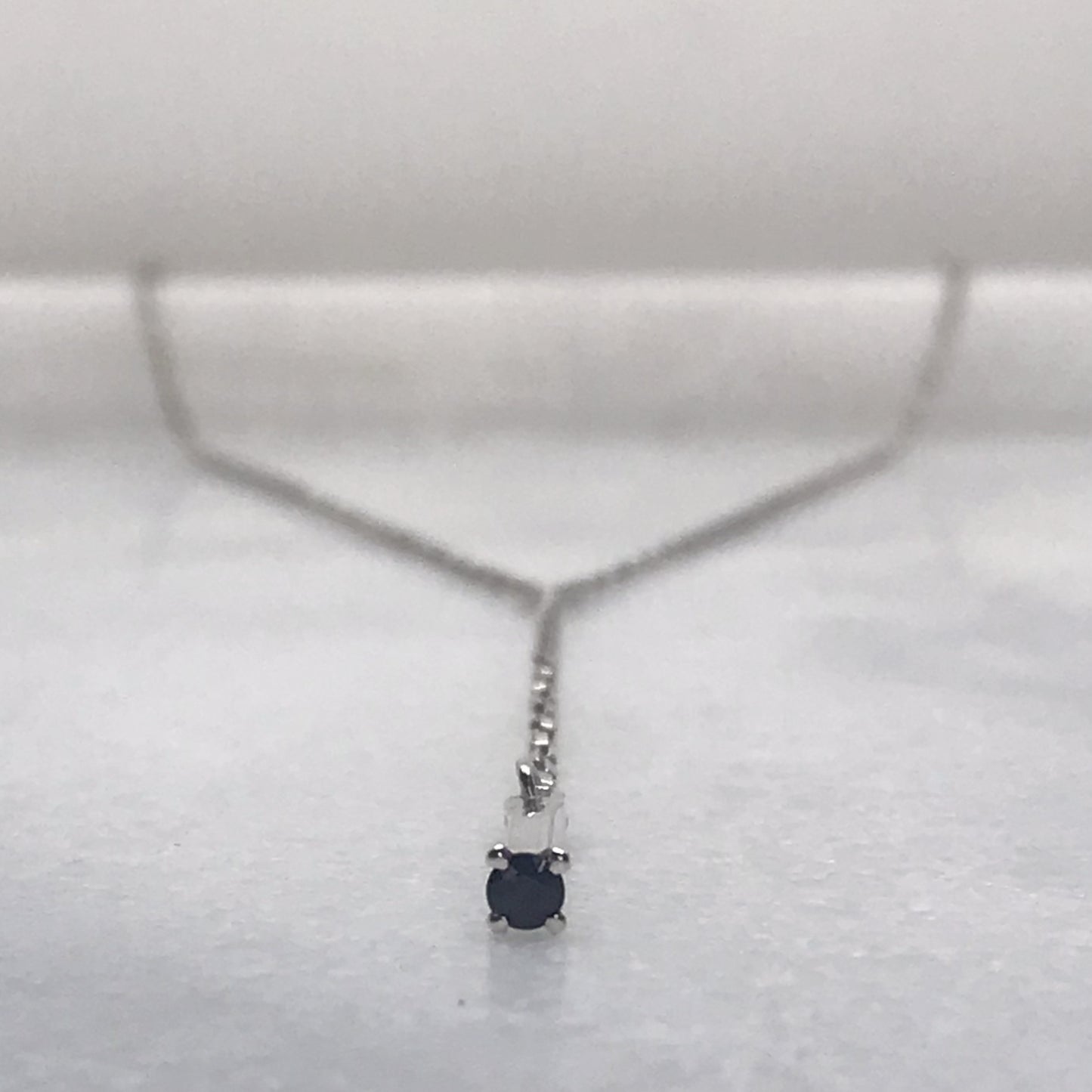 Sapphire Lariat Necklace